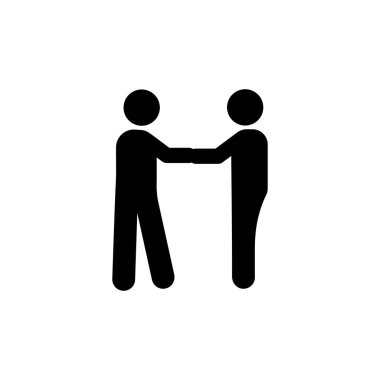 Businessmen office meet icon. Element of businessman pictogram icon on white background
