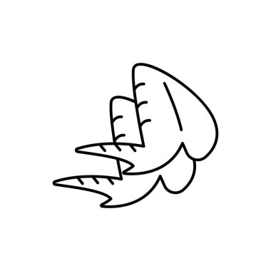 Chicken, wings icon. Simple line, outline vector batcher icons for ui and ux, website or mobile application on white background