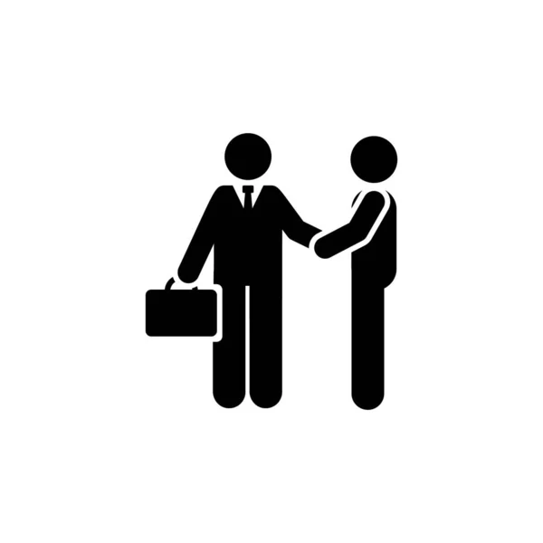 Job Meeting Businessman Icon Element Businessman Icon Premium Quality Graphic — Stockový vektor