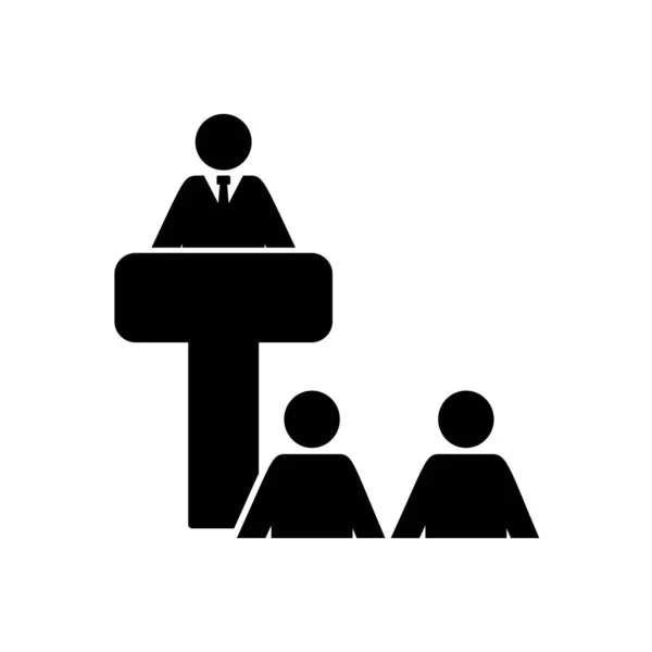 Seminar Job Businessman Icon Element Businessman Icon Premium Quality Graphic — Image vectorielle