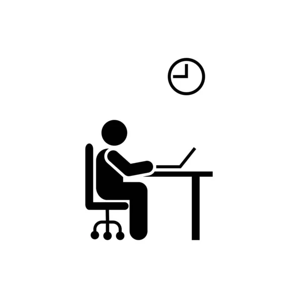 Office Work Job Icon Element Businessman Icon Premium Quality Graphic — Stock vektor