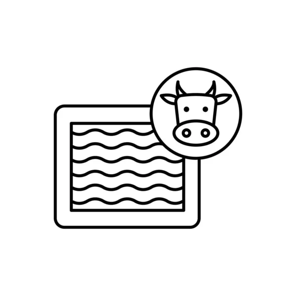 Minced Meat Package Icon Simple Line Outline Vector Batcher Icons — Archivo Imágenes Vectoriales