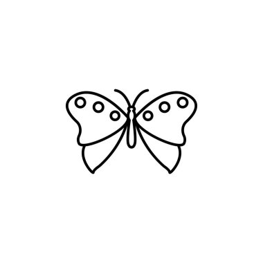 butterfly icon. Element of butterfly icon for mobile concept and web apps. Thin line butterfly icon can be used for web and mobile on white background