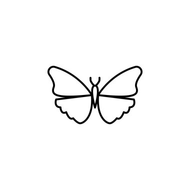 butterfly icon. Element of butterfly icon for mobile concept and web apps. Thin line butterfly icon can be used for web and mobile on white background