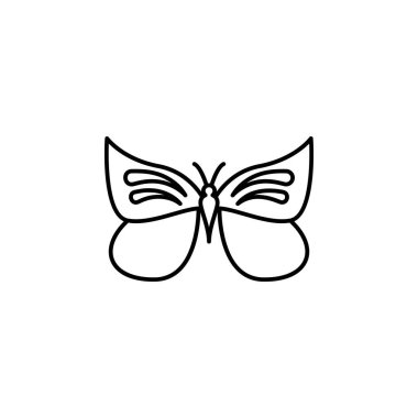 butterfly icon. Element of butterfly icon for mobile concept and web apps. Thin line butterfly icon can be used for web and mobile on white background