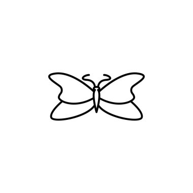 butterfly icon. Element of butterfly icon for mobile concept and web apps. Thin line butterfly icon can be used for web and mobile on white background