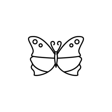 butterfly icon. Element of butterfly icon for mobile concept and web apps. Thin line butterfly icon can be used for web and mobile on white background