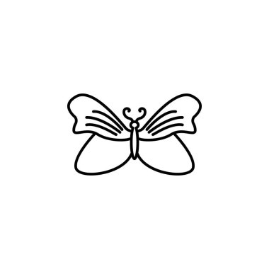 butterfly icon. Element of butterfly icon for mobile concept and web apps. Thin line butterfly icon can be used for web and mobile on white background