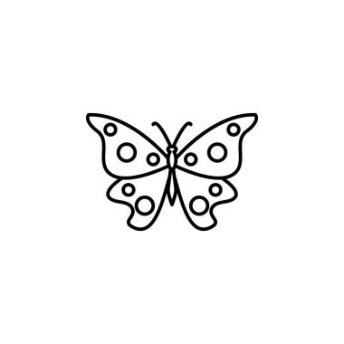 butterfly icon. Element of butterfly icon for mobile concept and web apps. Thin line butterfly icon can be used for web and mobile on white background