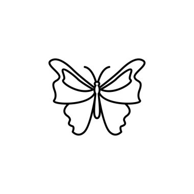 butterfly icon. Element of butterfly icon for mobile concept and web apps. Thin line butterfly icon can be used for web and mobile on white background