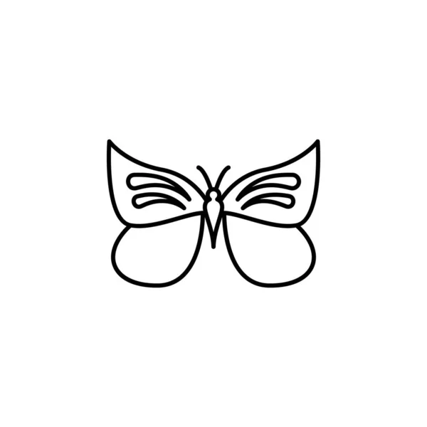 Butterfly Icon Element Butterfly Icon Mobile Concept Web Apps Thin — Wektor stockowy