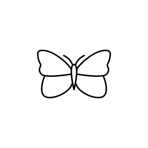 Butterfly Icon Element Butterfly Icon Mobile Concept Web Apps Thin — Archivo Imágenes Vectoriales
