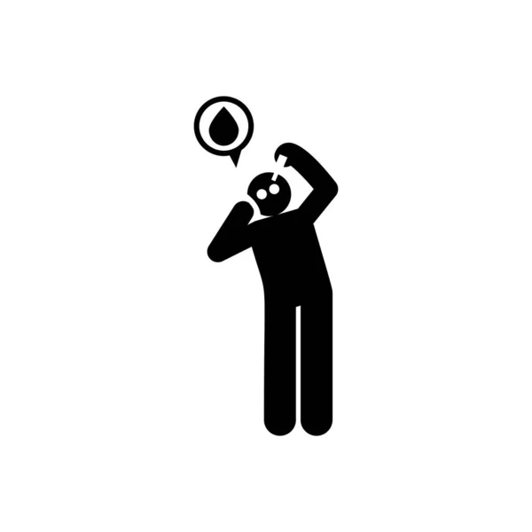 Drip Drop Eye Medicine Icon Element Cancer Icon Premium Quality — Image vectorielle