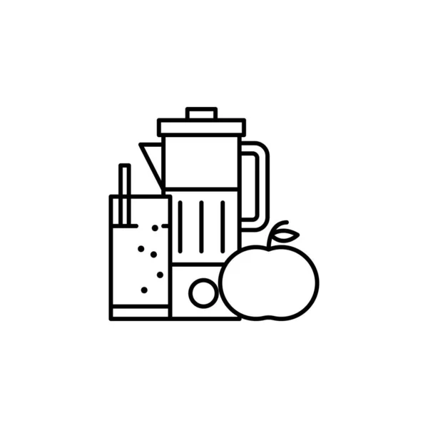 Healthy Food Icon Element Cancer Day Icon Mobile Concept Web — ストックベクタ