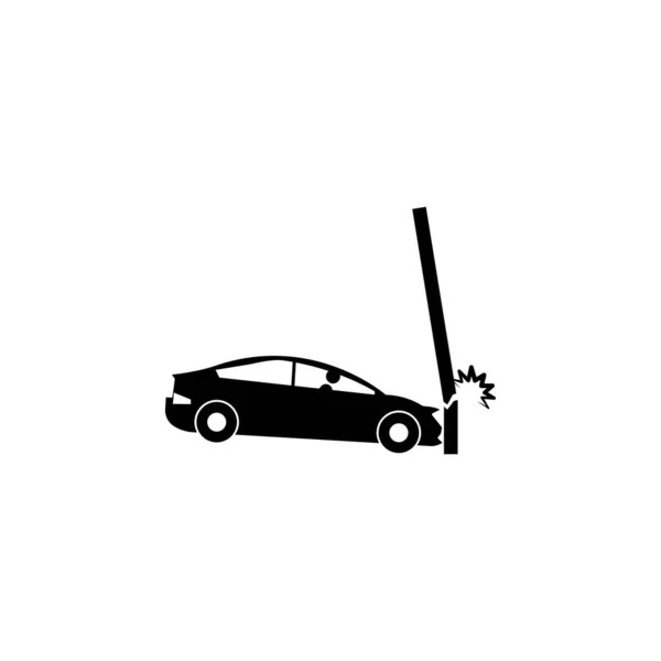 Car Crash Icon Element Car Accident Parking Icon Mobile Concept — Stock Vector
