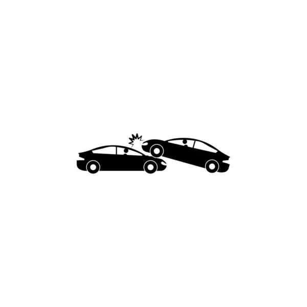 Cars Crash Icon Element Car Accident Parking Icon Mobile Concept — Stock Vector