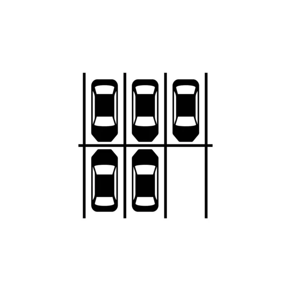 Cars Parking Icon Element Car Accident Parking Icon Mobile Concept — Stock Vector