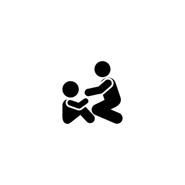 Child Father Crying Care Icon Element Children Pictogram Premium Quality — Stockvektor