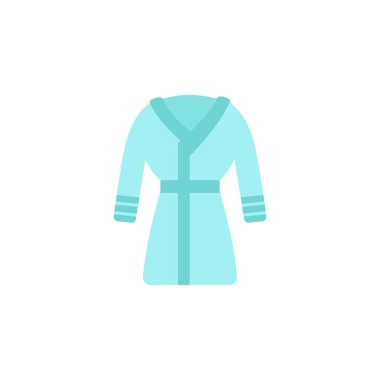 Bathrobe color icon. Element of color clothes icon for mobile concept and web apps. Detailed Bathrobe icon can be used for web and mobile on white background