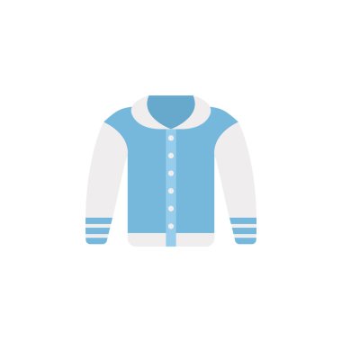 Jacket color icon. Element of color clothes icon for mobile concept and web apps. Detailed Jacket icon can be used for web and mobile on white background