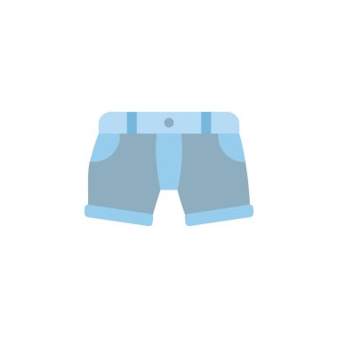 Shorts color icon. Element of color clothes icon for mobile concept and web apps. Detailed Shorts icon can be used for web and mobile on white background