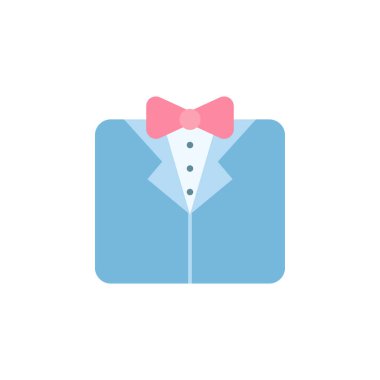 Tuxedo color icon. Element of color clothes icon for mobile concept and web apps. Detailed Tuxedo icon can be used for web and mobile on white background
