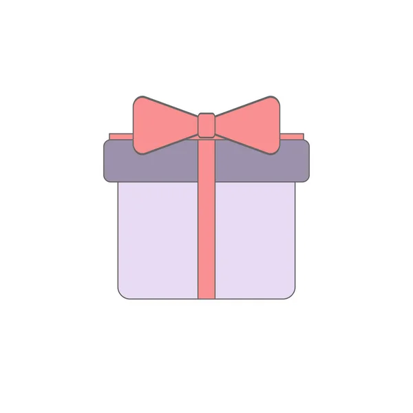 Christmas Gift Colored Icon Element Christmas Holiday Colored Icon Premium — Vector de stock