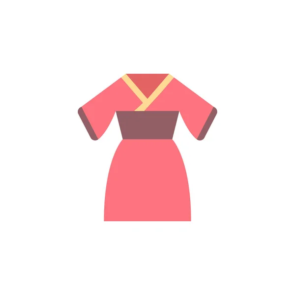 Kimono Color Icon Element Color Clothes Icon Mobile Concept Web — Stockový vektor