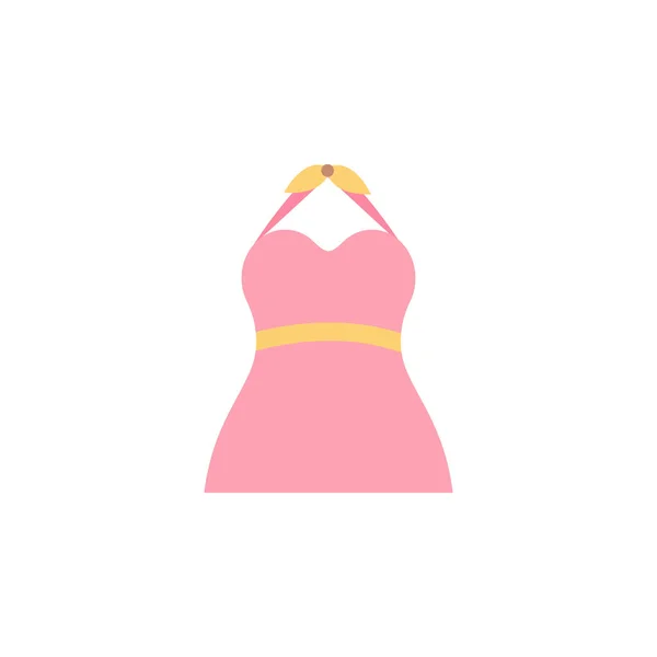 Nightgown Color Icon Element Color Clothes Icon Mobile Concept Web — Archivo Imágenes Vectoriales