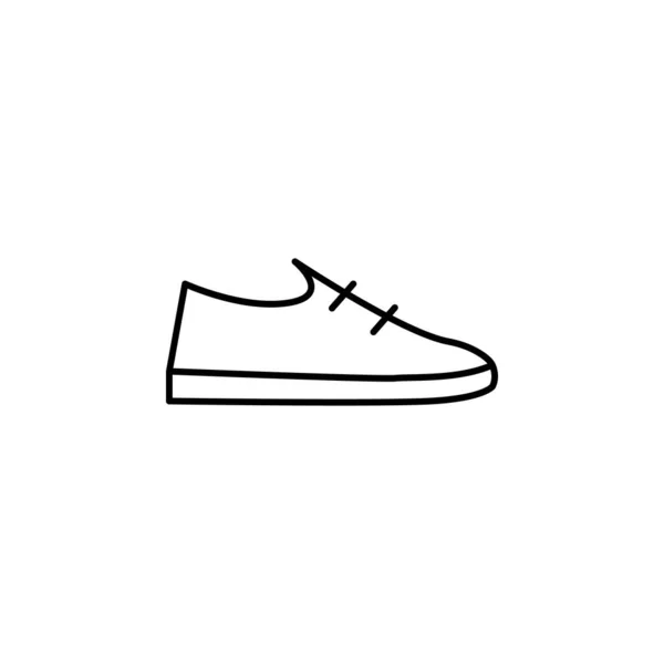 Sneakers Icon Element Clothes Icon Mobile Concept Web Apps Thin — Vetor de Stock