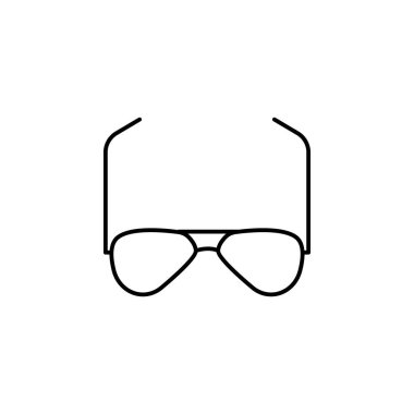 sun glasses icon. Element of clothes icon for mobile concept and web apps. Thin line sun glasses icon can be used for web and mobile on white background