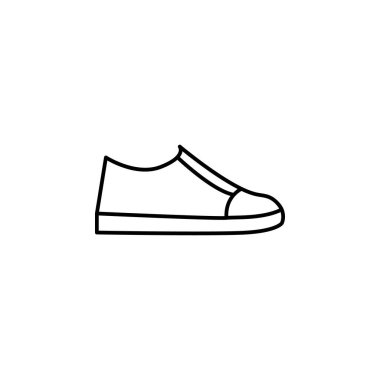 shoes icon. Element of clothes icon for mobile concept and web apps. Thin line shoes icon can be used for web and mobile on white background