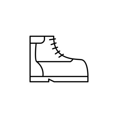 boots icon. Element of clothes icon for mobile concept and web apps. Thin line boots icon can be used for web and mobile on white background