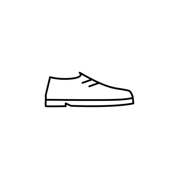 Икона Обуви Элемент Иконки Одежды Мобильных Концепций Веб Приложений Тонкая — стоковый вектор