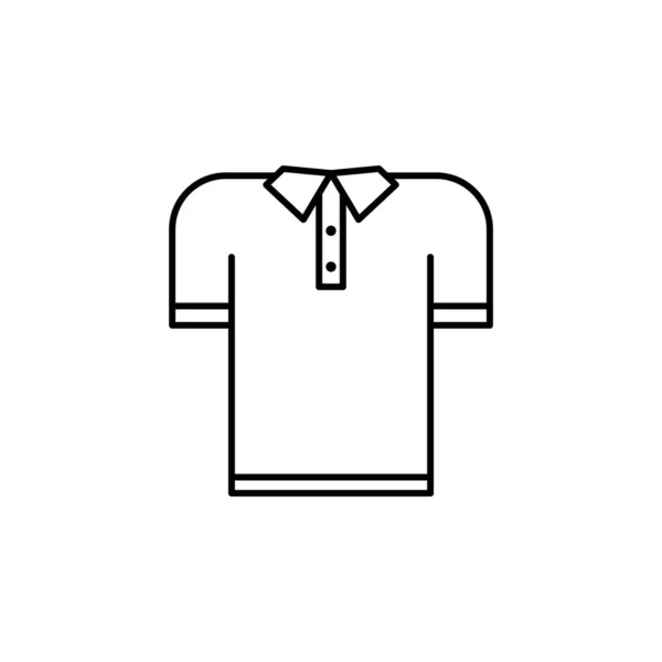 Polo Shirt Icon Element Clothes Icon Mobile Concept Web Apps — Archivo Imágenes Vectoriales