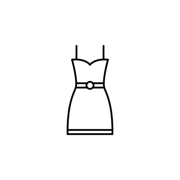 Dress Straps Icon Element Clothes Icon Mobile Concept Web Apps — Stok Vektör