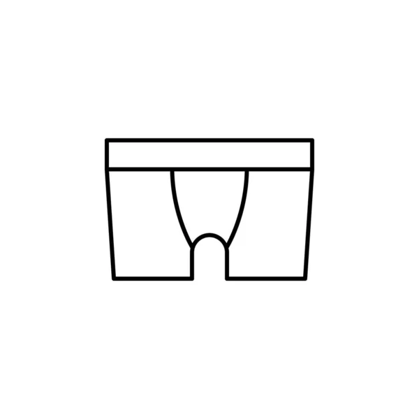 Male Underwear Icon Element Clothes Icon Mobile Concept Web Apps — Vettoriale Stock