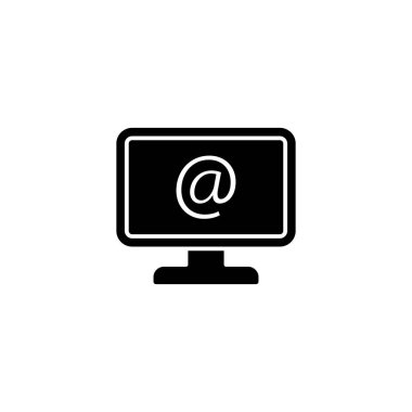 Computer mail mouse icon. Simple connection sign icons for ui and ux, website or mobile application on white background