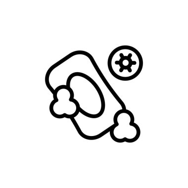 Soap, coronavirus icon. Simple line, outline vector elements of viral pandemic icons for ui and ux, website or mobile application on white background