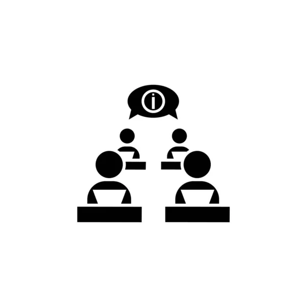 Call Operators Call Center Info Icon Simple Connection Sign Icons — Image vectorielle