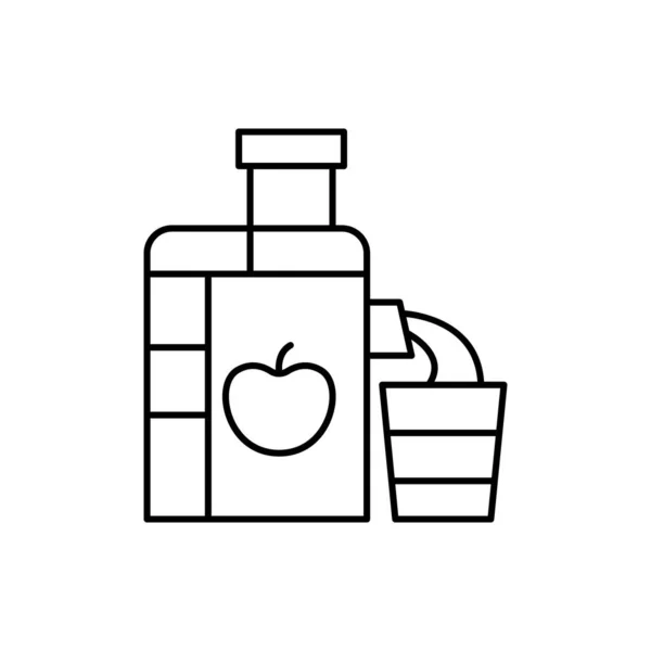 Juicer Glass Icon Simple Line Outline Vector Cooking Icons Website — Stockový vektor