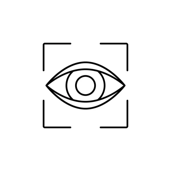 Search Eyes Icon Element Crime Punishment Icon Mobile Concept Web — 스톡 벡터
