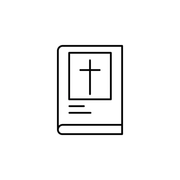 Bible Icon Element Crime Punishment Icon Mobile Concept Web Apps — Stockvektor
