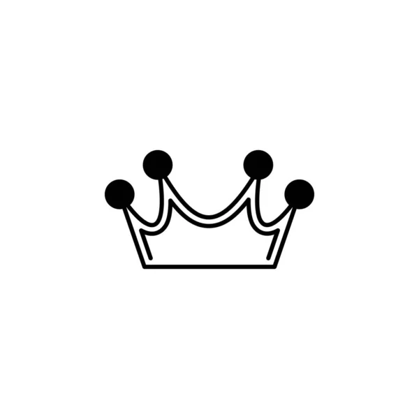 Royal Crown Icon Element Royalty Mobile Concept Web Apps Icon — ストックベクタ