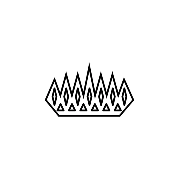 King Crown Icon Element Royalty Mobile Concept Web Apps Icon — Vetor de Stock