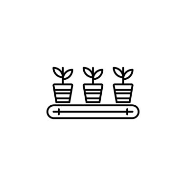 factory, plants, production icon. Element of production icon for mobile concept and web apps. Thin line factory, plants, production icon can be used for web and mobile on white background