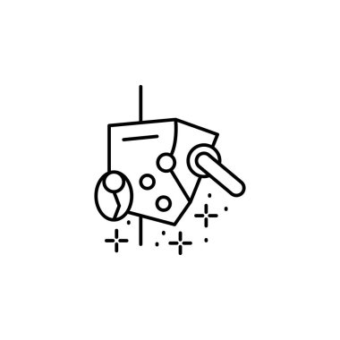 Mechanism metallic protection icon. Simple line, outline vector of mountaineering icons for ui and ux, website or mobile application on white background