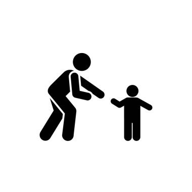Walk, father, baby icon. Element of parent icon. Premium quality graphic design icon. Signs and symbols collection icon for websites, web design on white background