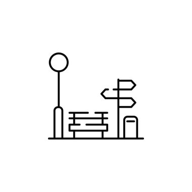 gardens, green, park icon. Element of landscape for mobile concept and web apps illustration. Thin line icon for website design and development, app development. Premium icon on white background