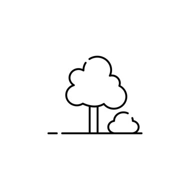 nature, gardens, green icon. Element of landscape for mobile concept and web apps illustration. Thin line icon for website design and development, app development. Premium icon on white background